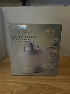 Tcj38 Toastmaster Citrus Juicer With Pulp Adjuster Model Tcj38. Large 38 Oz Capacity