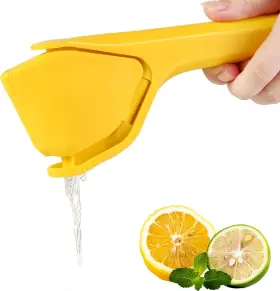 Togeeka 744110064889 Lemon Squeezer Effortless Manual Flat Lime Juicer Hand Citrus Press
