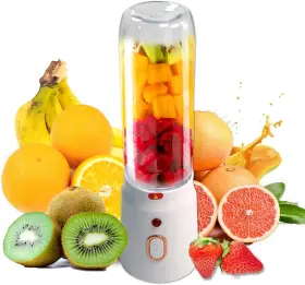 Zzj001 Togethertoyo Mini Juicer Blender Portable Personal Size For Smoothies And Shakes 500 Ml Us