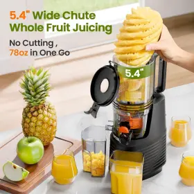 Je120-32mob Topzee Cold Press Juicer Machine High-yield Extraction Quiet Operation Easy To Cle #2