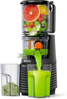 Je120-32mob Topzee Cold Press Juicer Machine High-yield Extraction Quiet Operation Easy To Cle