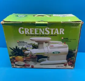 Gs3000 Tribest 009375700300 Greenstar White Twin Gear Masticating Juice Extractor #2
