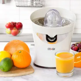 Tribest 781147887500 Citristar Citrus Stainless Steel Strainer And Spout Electric Juicer White #2