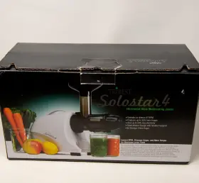 Ss-4200-b Tribest Solostar Horizontal Slow Masticating Juicer White #2