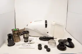 Ss-4200-b Tribest Solostar Horizontal Slow Masticating Juicer White #3