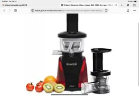 Sw-2020-b Tribest Slowstar Vertical Slow Juicer And Mincer With 10 Year Warranty - Sw-2000b