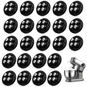 4cw-bk-24 Trvl Fielder Self Adhesive Caster Wheels Appliance Rollers For Kitchen Appliances 360 S