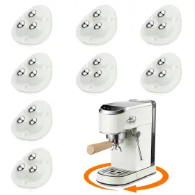 Trvl Fielder 797639498505 Self Adhesive Caster Wheels Appliance Rollers For Kitchen Appliances 360 Swi