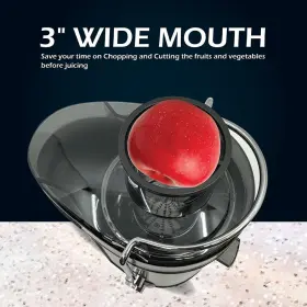 600w Ttak Houseware 855976008440 Juicer Machine Centrifugal Extractor 3ftft Wide Mouth Feed Chute #3