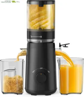 Tm-580sj Tuumiist 313051276271 Cold Press Juicer With 5.3 Inch Extra Large Feed Chute Fit Whole Fruits And Vegetables