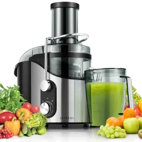 Ultrean 850014439408 Extractor De Jugos Para Frutas Y Vegetales Exprimidor Jugo Acero Inoxidable