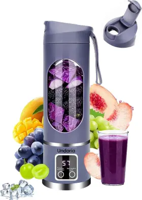 Und-pb450 Undoria Cordless Portable Blender Usb Rechargeable Mini For Shakes And Smoothies