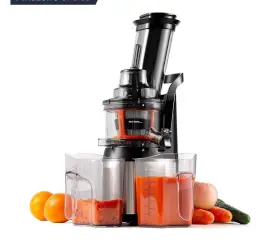 Ventray 667261100087 408 Slow Press Masticating Juicer Black/stainless Steel #2