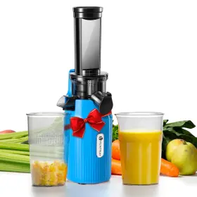Ventray 667261540777 Ginnie Mini Cold Press Juicer Small Slow Masticating For Vege