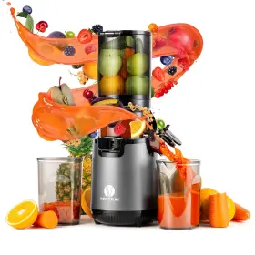Ventray-900 Ventray 667261545222 Cold Press Juicer 5.12ftft Extra Large Feed Chute Slow Masticating For