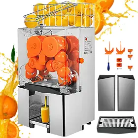 2000e-2x Vevor Commercial Orange Juicer Juice Machine With Filter Box