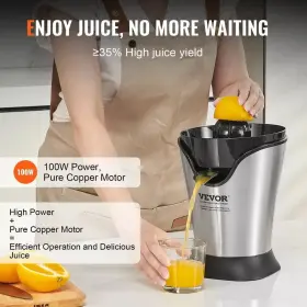 Ddncj100wwbx82blj Vevor Electric Citrus Juicer With 2 Cones 300w Orange Squeeze Lemon Maker #3