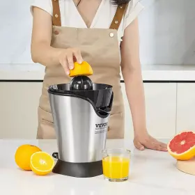 Ddncj100wwbx82blj Vevor Electric Citrus Juicer With 2 Cones 300w Orange Squeeze Lemon Maker