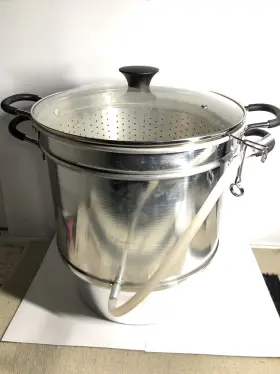 Vkp1148 Victorio Aluminum Steam Juicer With Glass Lid Great Condition