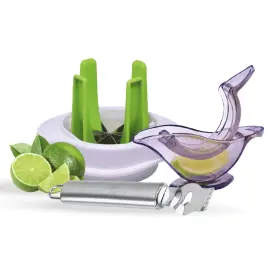 Vilud 643781399705 Lemon Squeezer Cutter Peeler Set Of 3 Ideal For Drinks Cocktails Or Sa