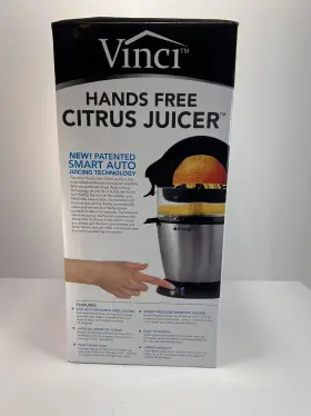 Vinci 630816190109 Hands Free Electric Citrus Juice Juicer Machine With Box Unused 12 Fl Oz #2