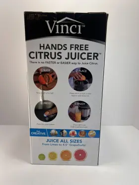 Vinci 630816190109 Hands Free Electric Citrus Juice Juicer Machine With Box Unused 12 Fl Oz #3