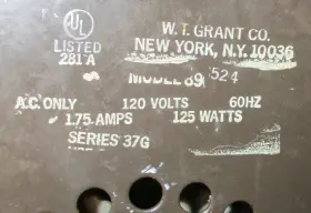 89-524 Vintage 89521 Wt. Grant Automatic Electric Juicer Model Retro Olive Green #3