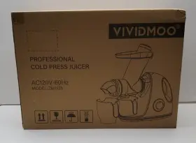Vividmoo 850049963282 Masticating Juicer Machines With 3 Inch Wide Chute