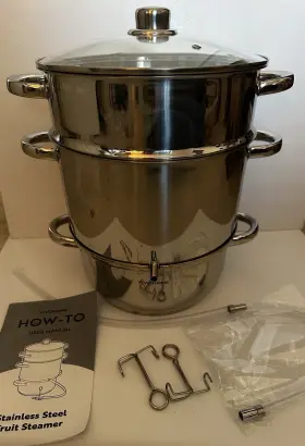 Vh754 Vivohome Stainless Steel Fruit Steamer Juice Extractor Jelly Maker 10 Quart