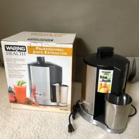 Waring 100sa Pro We Stainless Steel Juice Extractor Juicer Tested Works Great