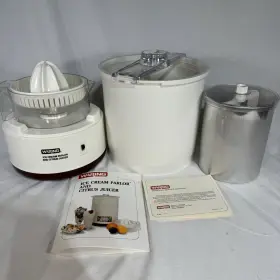 11cf29 Waring Vtg Nos New Ice Cream Parlor And Citrus Juicer Ships Fast