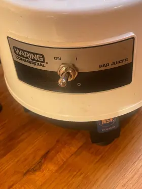 800-126 Waring Commercial Bj120c Compact Citrus Juicer 120v 5-15 Phase Plug White 34 #2