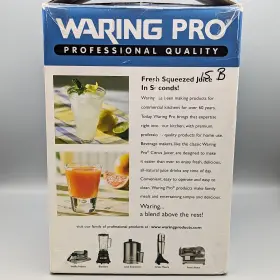 Pcj201 Waring Pro Quite White Juicer Tested Working #2