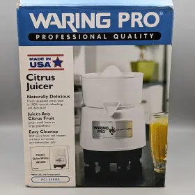 Pcj201 Waring Pro Quite White Juicer Tested Working #3