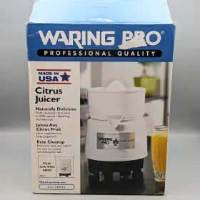 Pcj201 Waring Pro Quite White Juicer Tested Working