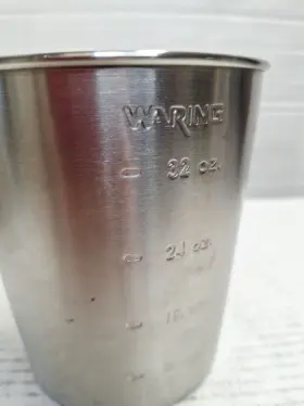 We109pc Waring 32oz 1l Projuice Extractor Stainless Steel Cup Replacement Part #2