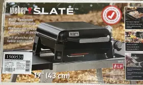 1500531 Weber Slate 22 Rust-resistant Table