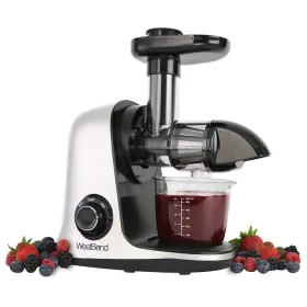 West Bend 072244000030 Juicer Cold Press Masticating Extractor Machine Features Quiet Moto