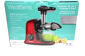 Jc2009rd13 West Bend Westbend Cold Press Juicer - 150-watts Red 1 Year Warranty Usd #3