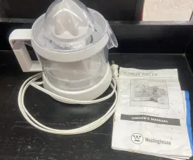 Wst2013ze Westinghouse New Electric Orange Citrus Juicer Model Owners Manual