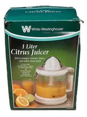 Wwja18 Westinghouse White 1 Liter Citrus Juicer