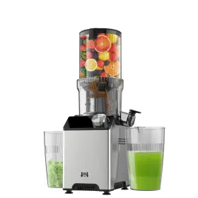 Whuto 810205681870 Cold Press Juicer Wide Feed Chute Machines Stainless Steel Slow Mast