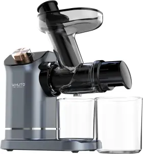 Zm1533 Whuto High Juice Yield Cold Press Masticating Juicer Black