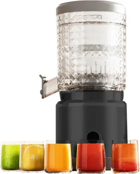 Bjll-9213 Wqv Automatic Orange Squeezer Electric Lemon Juicer Rechargeable Citrus Black