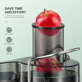 Ks-500h-aqua Yabano Juicer Machine 800w Centrifugal Extractor With Wide Mouth 3 Inch Feed Chute #2