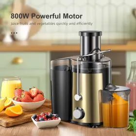 Ks-500h-s-gold Yabano Juicer Machine 800w Centrifugal Extractor With Wide Mouth 3 Inch Feed Chute #2