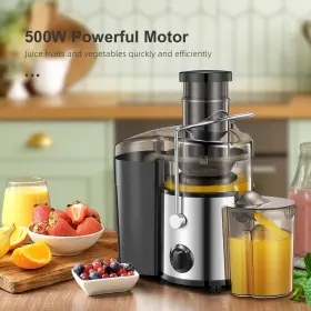 Ks-503 Yabano Juicer Machine 500w Centrifugal Extractor With 3 Inch Wide Mouth Feed Chute