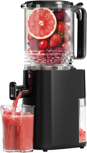 Yoyds 445010238259 Cold Press Juicer 5.5inch Wide Feed Chute Extractor Machine Slow Mastic