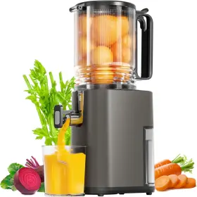 Yoyds 753878797434 Cold Press Juicer 5.5inch Wide Feed Chute Machine Slow Masticating J
