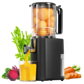 B0fmdt7822 Yoyds Cold Press Juicer 5.5inch Wide Feed Chute Machine Slow Masticating Juic